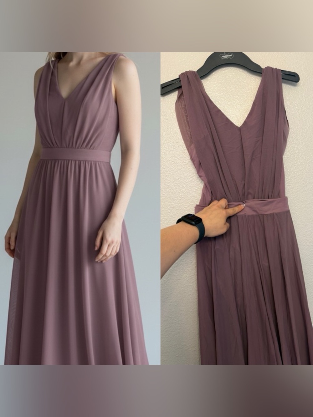 Kelle dance lyrical costume lavender purple 2 piece leotard maxi skirt 4310 SA